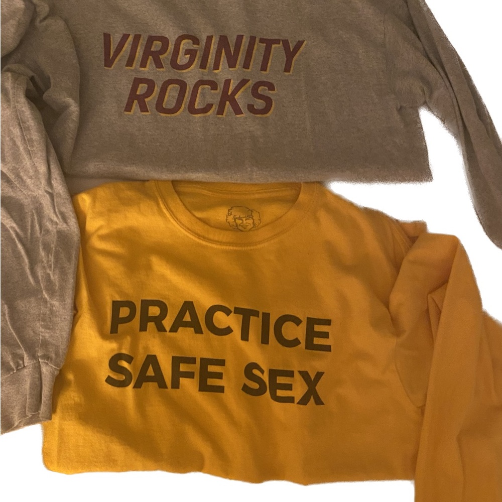Two Danny Duncan long sleeve tshirts.